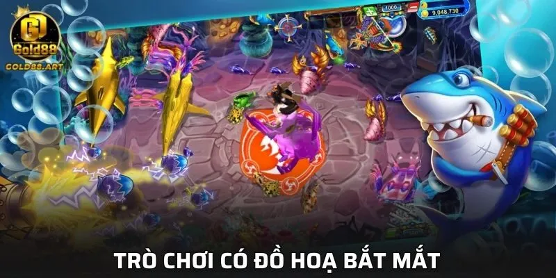 Bắn cá Xèng sở hữu đồ hoạ đẹp mắt