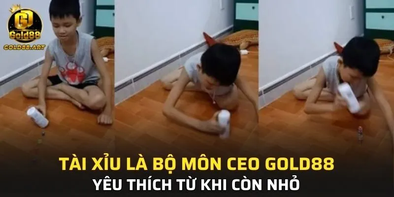 Tài xỉu là bộ môn CEO GOLD88 yêu thích từ khi còn nhỏ